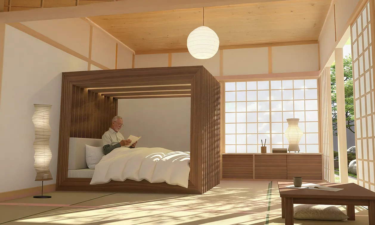 OKOMO SUITE interior scene - living room