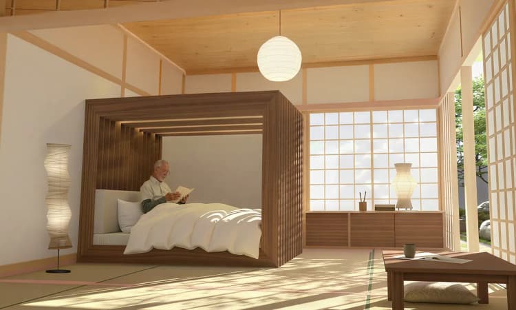 OKOMO SUITE interior scene - living room