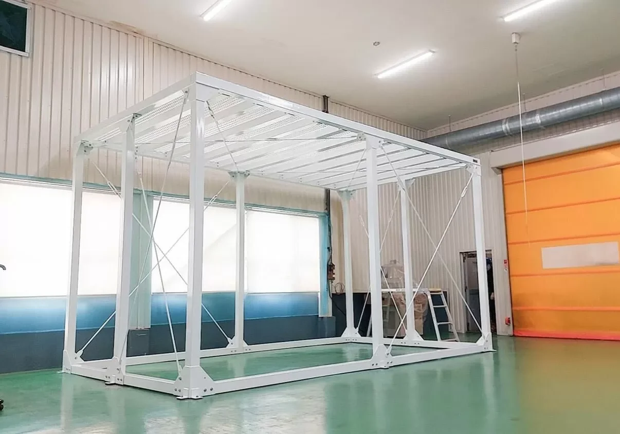 やぐら型鉄骨シェルター